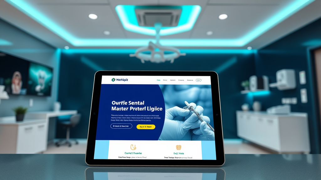 Création site internet dentiste : conforme à l'Ordre, visible sur Google
